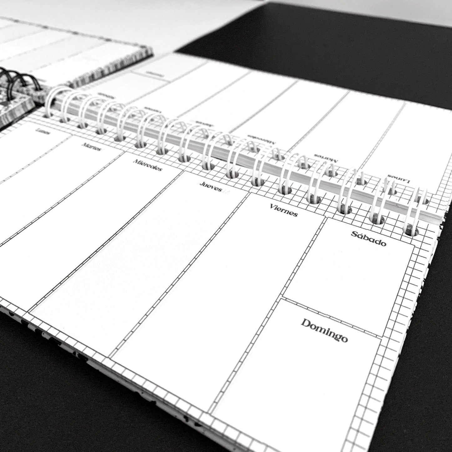 Planificador black and white