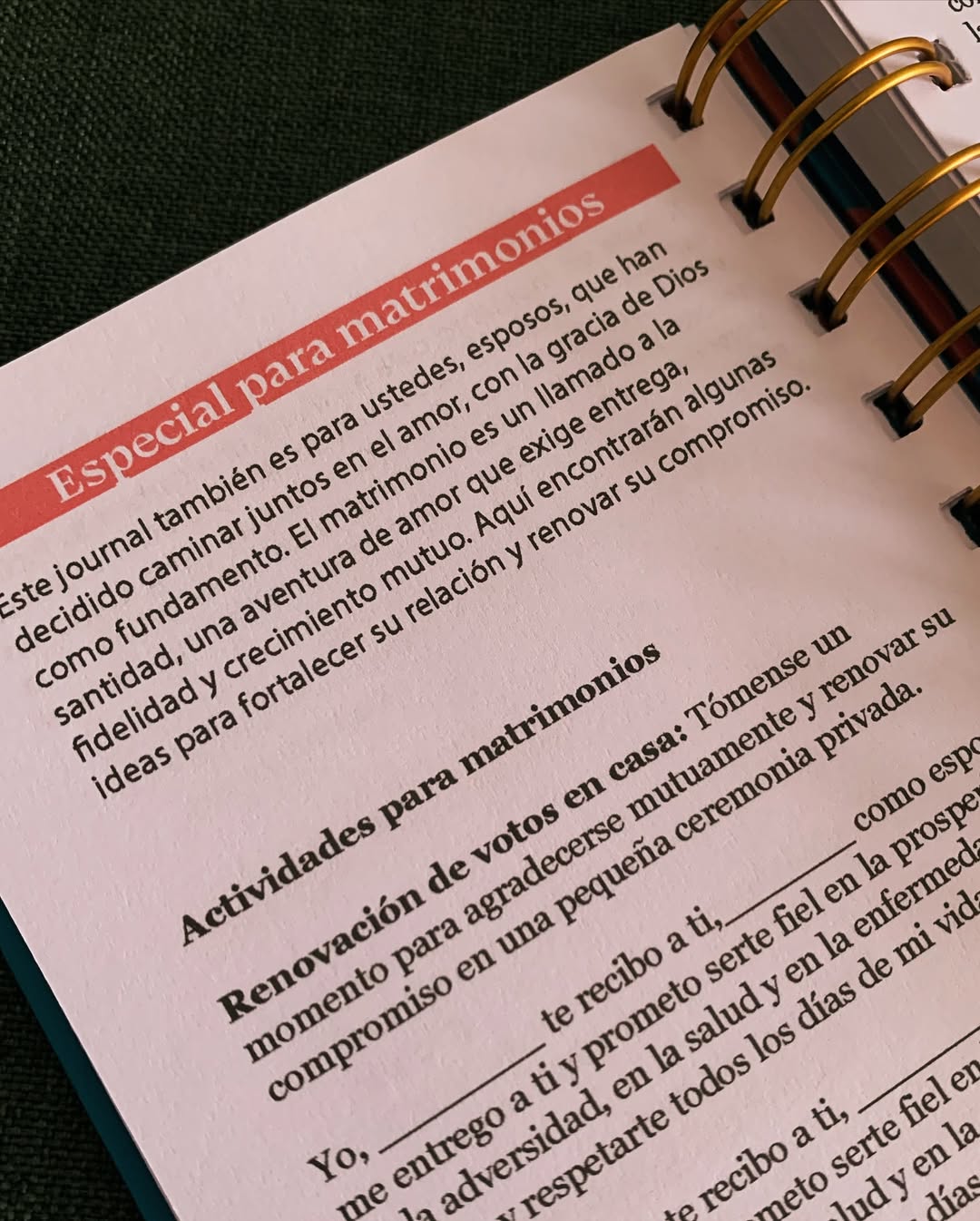 Journal Amor sobre Roca