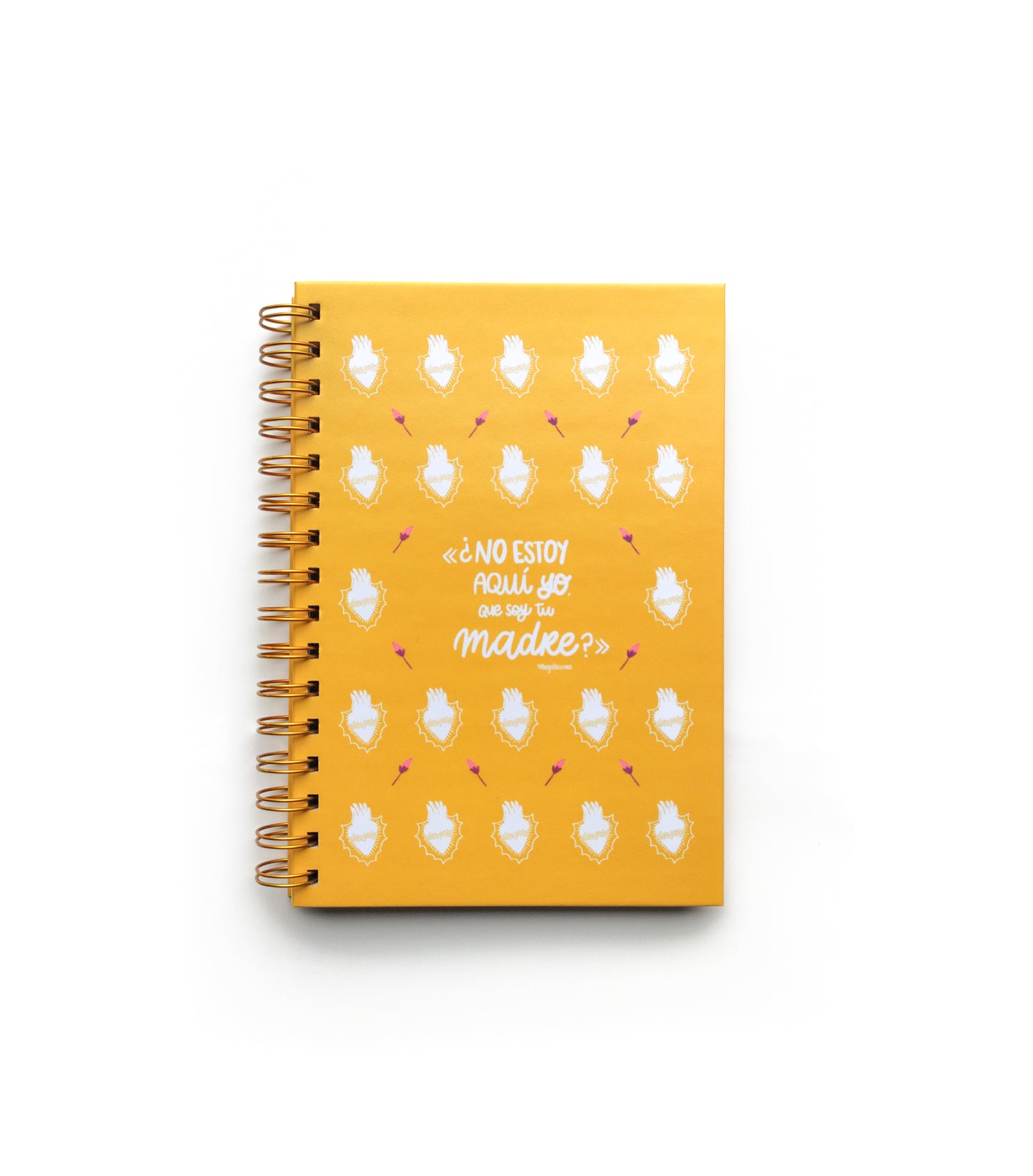 Journal Inmaculado corazón - Virgen de Guadalupe - amarillo