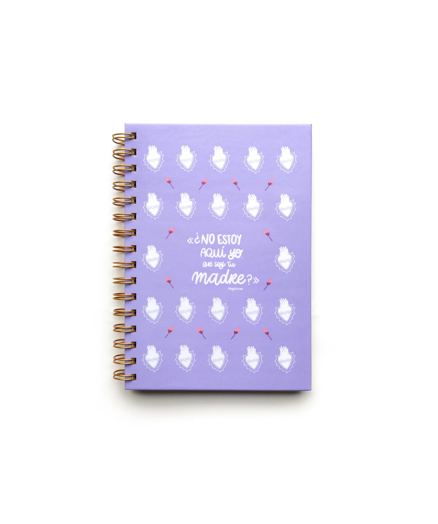 Journal Inmaculado corazón - Virgen de Guadalupe - Morado