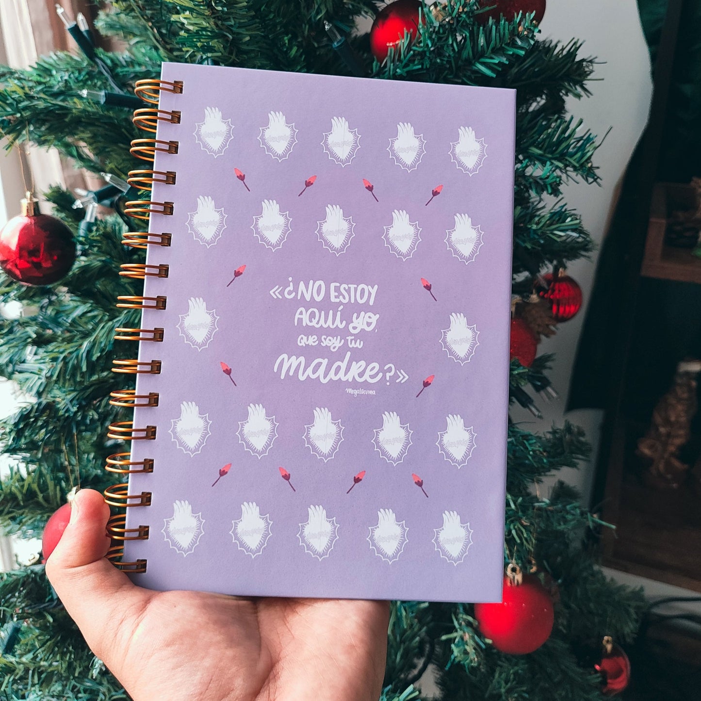 Journal Inmaculado corazón - Virgen de Guadalupe - Morado