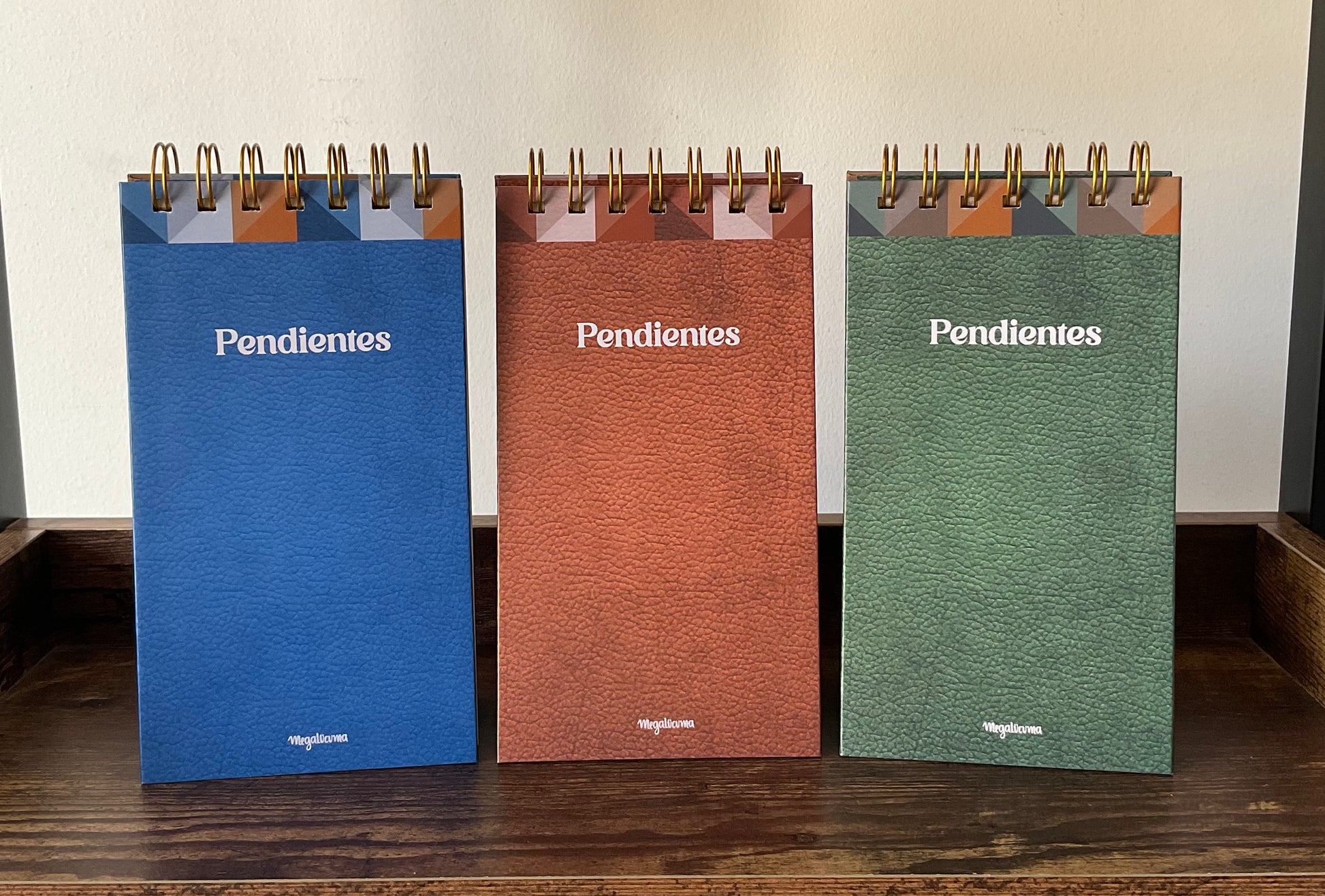 Notebook de pendientes para hombre
