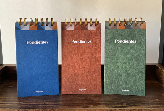 Notebook de pendientes para hombre