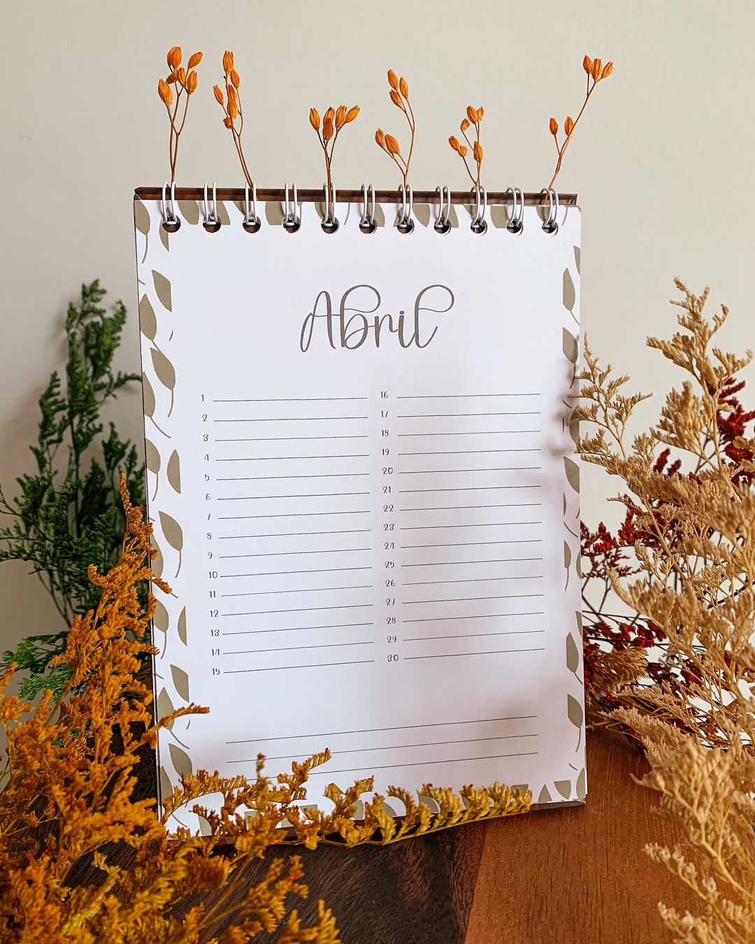 Calendario Albaricoque