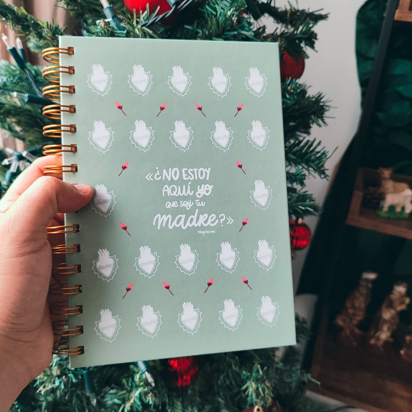 Journal Inmaculado corazón - Virgen de Guadalupe - verde